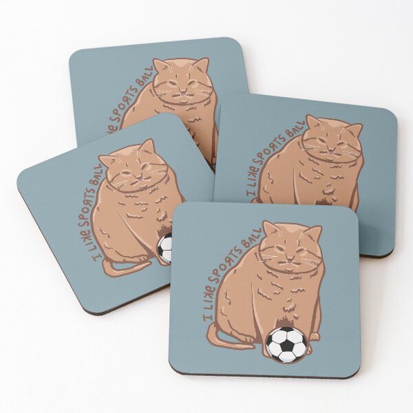 Item preview, Sportsball Cat Soccer designed and sold by KilkennyCat Art.