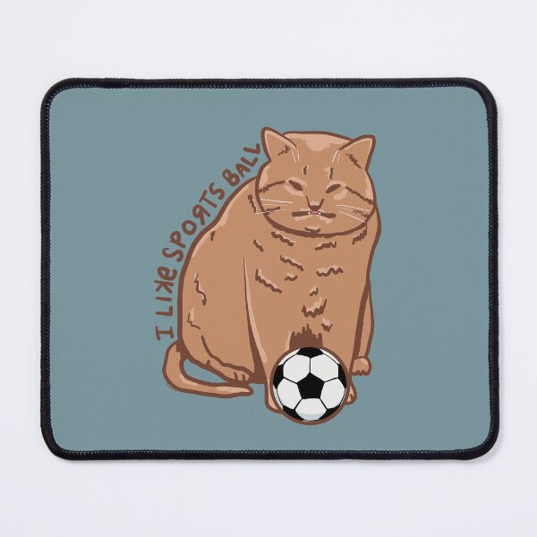 Item preview, Sportsball Cat Soccer designed and sold by KilkennyCat Art.