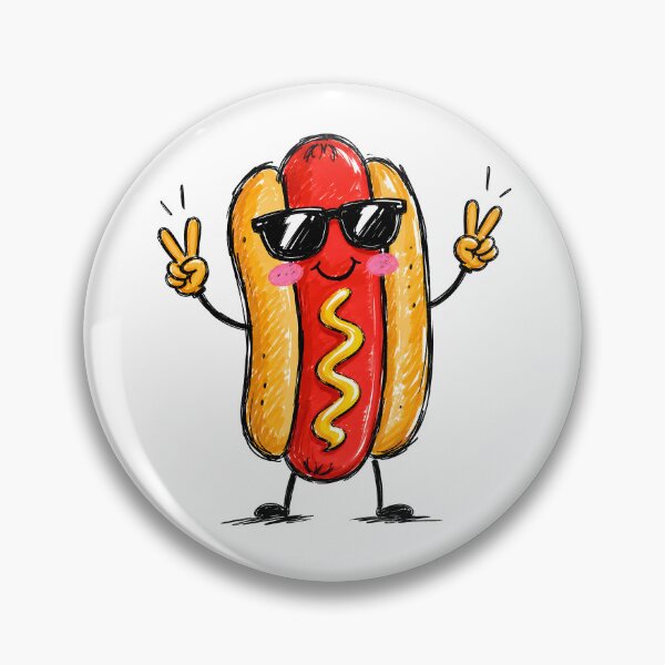 Item preview, Hotdog Kawaii Sketch designed and sold by zoes-ink.