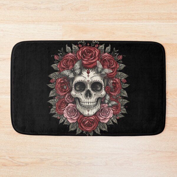 Item preview, La Catrina in red roses designed and sold by uunaa.