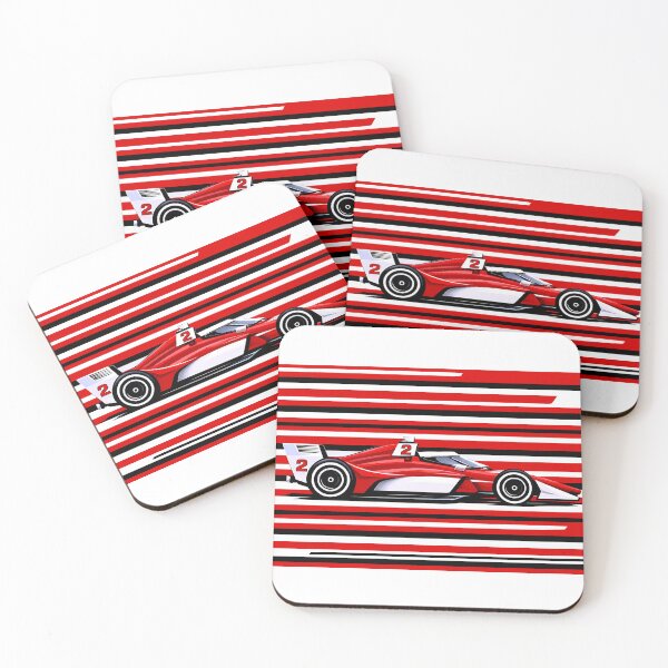 Item preview, #2 Josef Newgarden 2026 Red & White IndyCar  designed and sold by PitWallArt.