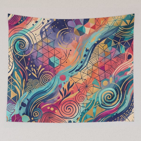Item preview, Music Dreamy Cosmic Landscapes Celestial Wonders Surreal Imagination designed and sold by ART ATTACK ZONE.