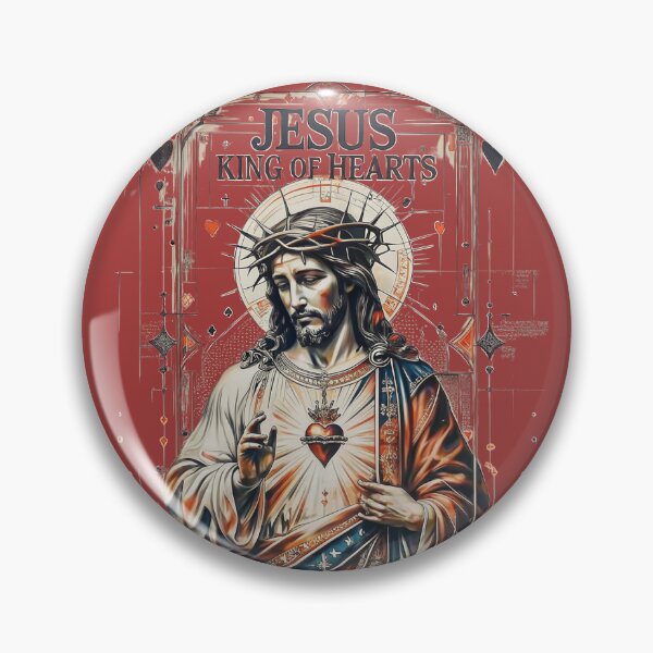 Item preview, Jesus King of Hearts designed and sold by Millsoft.