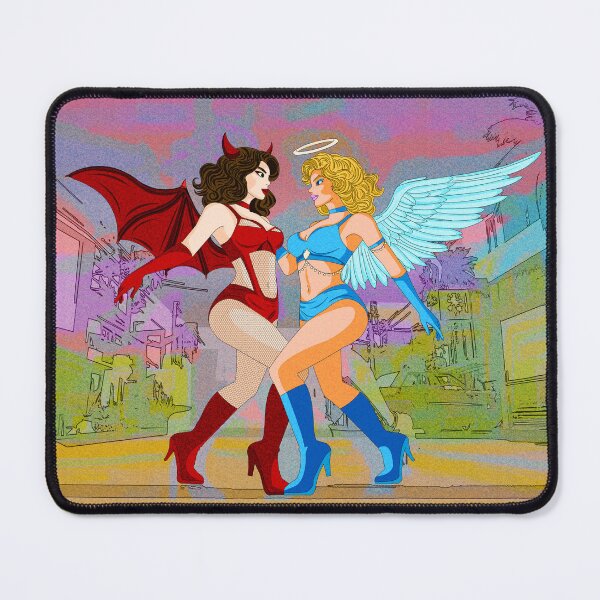 Item preview, Angel vs Demon retro arcade designed and sold by Masque&Muse.