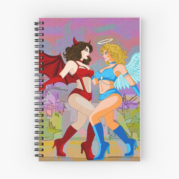 Item preview, Angel vs Demon retro arcade  designed and sold by Masque&Muse.