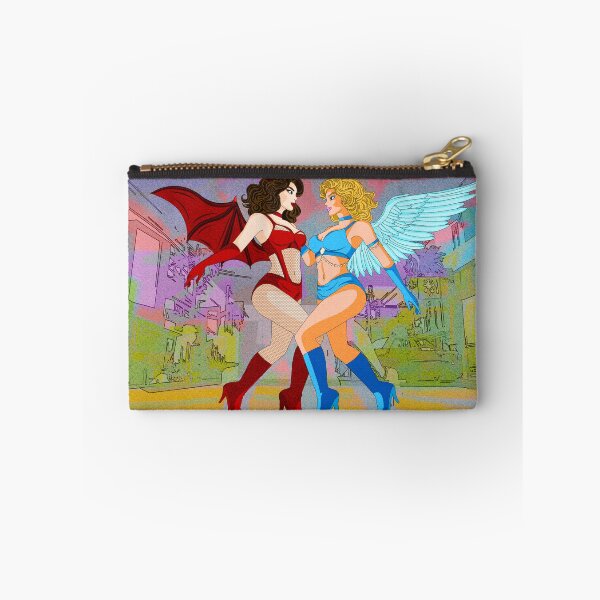Item preview, Angel vs Demon retro arcade  designed and sold by Masque&Muse.