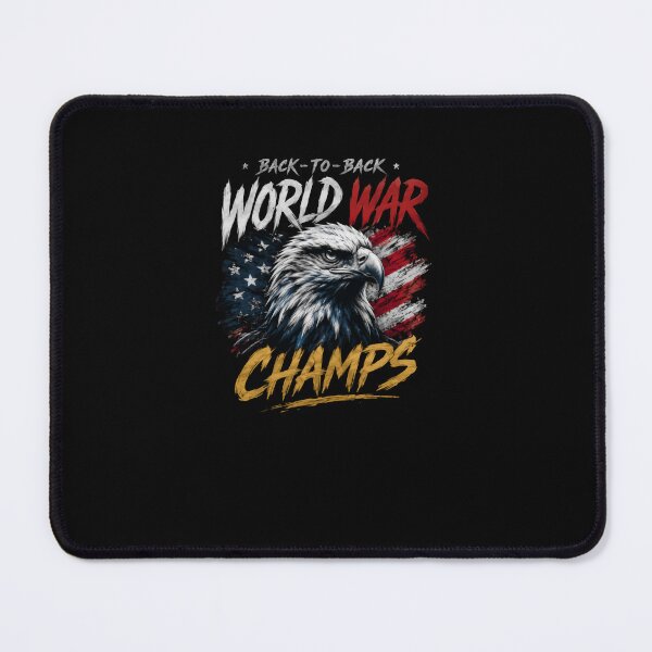 Item preview, Back-To-Back World War Champs American Military Veteran Patriot designed and sold by RetroMini2026.