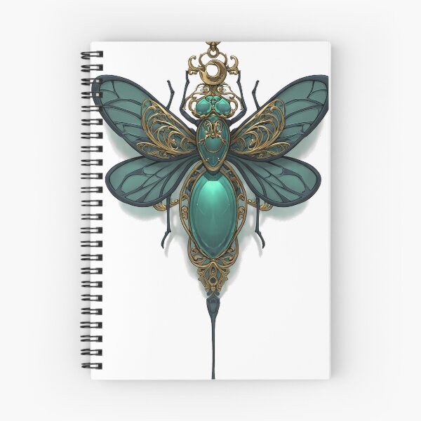 Item preview, Emerald Dragonfly Amulet designed and sold by IllumeInk.