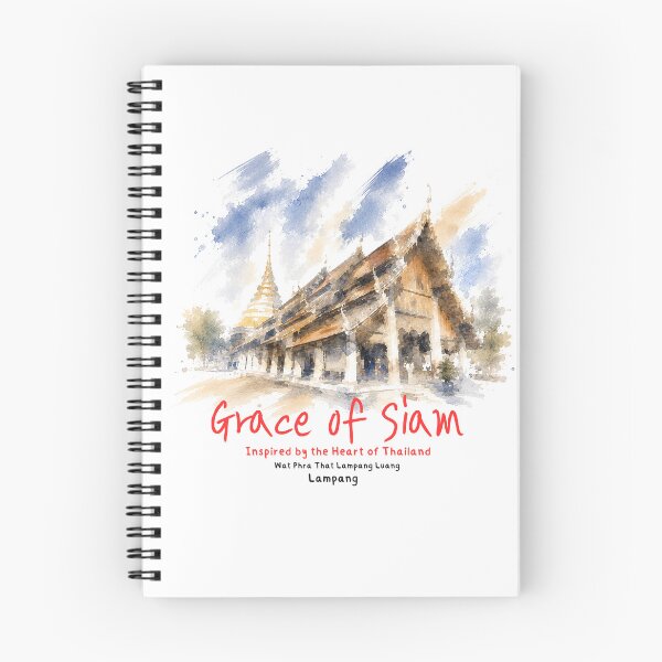 Item preview, Wat Phra That Lampang Luang Lanna Temple Watercolor Art designed and sold by Beeform.