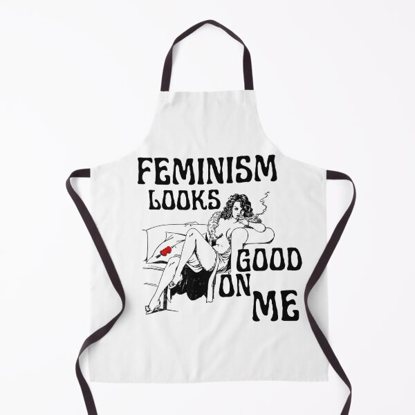 Item preview, Feminism Looks Good On Me Vintage Feminist Statement Design designed and sold by Kattcatty.