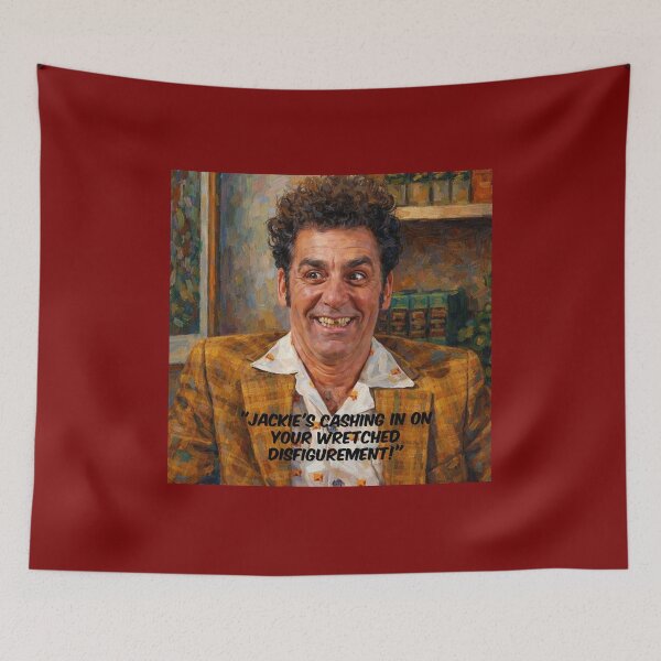 Item preview, Cosmo Kramer's Wretched Disfigurement Turned him into a Goblin designed and sold by Halifaxartguy.