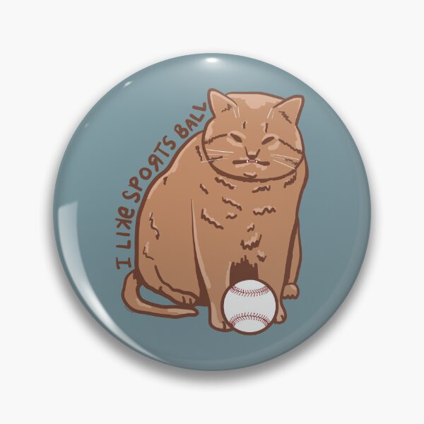 Item preview, Sportsball Cat Baseball designed and sold by KilkennyCat Art.