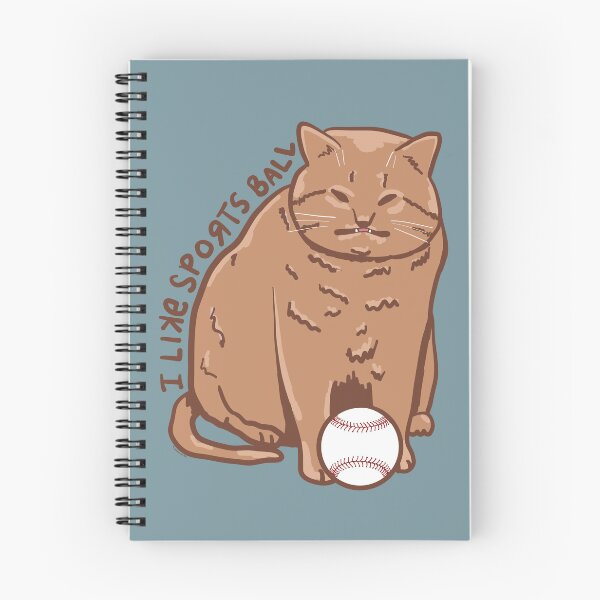 Item preview, Sportsball Cat Baseball designed and sold by KilkennyCat Art.