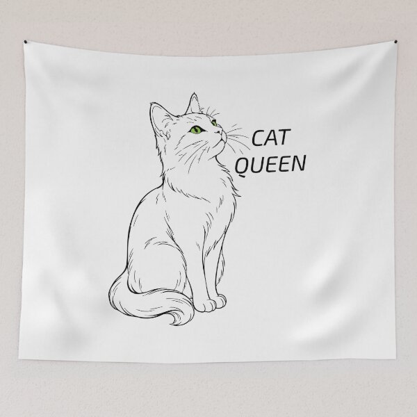 Item preview,  Green Eyes Cat - Cat Queen designed and sold by Biljana LOVE 4 YOU.