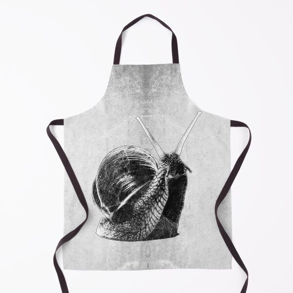 Item preview, Roman Snail Dark Natural History Macro Portrait Shell Art designed and sold by Ghoul Enterprises.