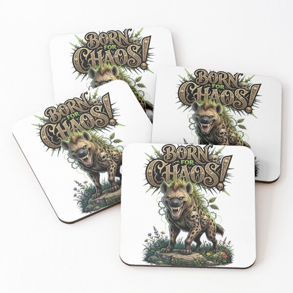 Item preview, Born For Chaos Hyena Gothic Art designed and sold by Sovereign Supply Co..