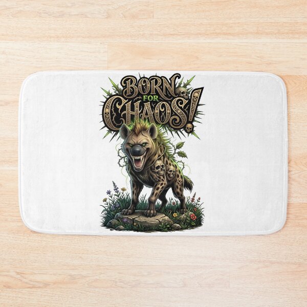 Item preview, Born For Chaos Hyena Gothic Art designed and sold by Sovereign Supply Co..