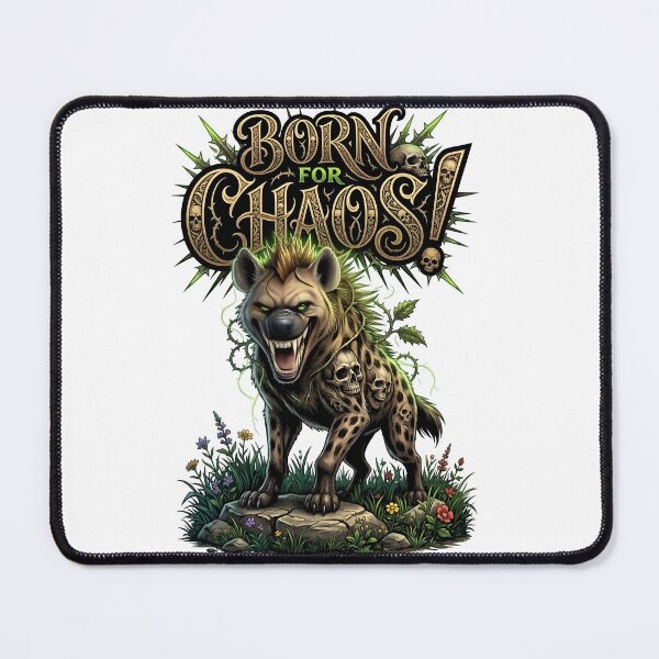 Item preview, Born For Chaos Hyena Gothic Art designed and sold by Sovereign Supply Co..