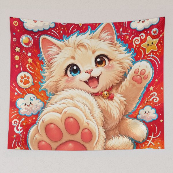 Item preview, Happy Kawaii Cat Paws designed and sold by Rohan132.