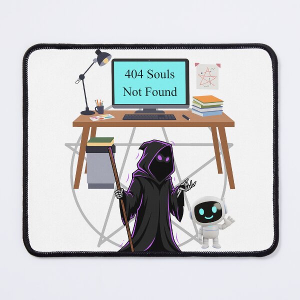Item preview, Funny IT Programmer T-Shirt Tech Grim Reaper 404 Error Coding Joke Halloween Gift for Engineer designed and sold by E20STUDIO.
