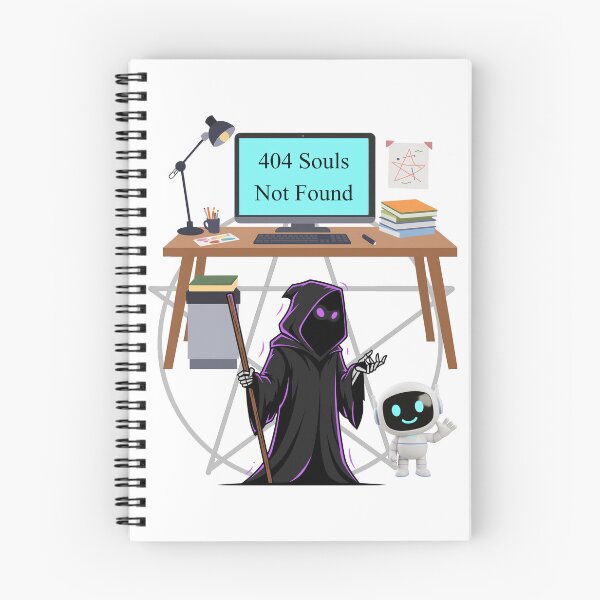 Item preview, Funny IT Programmer T-Shirt Tech Grim Reaper 404 Error Coding Joke Halloween Gift for Engineer designed and sold by E20STUDIO.