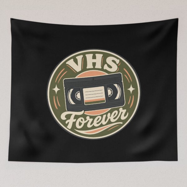 Item preview, VHS Forever Retro Cassette Nostalgia designed and sold by Sketchlegacy.