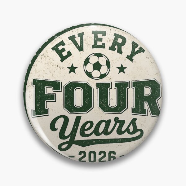 Item preview, Every Four Years 2026 Soccer Vintage Badge – Football World Championship Celebration | Soccer Fan Gift designed and sold by irfanshikh.
