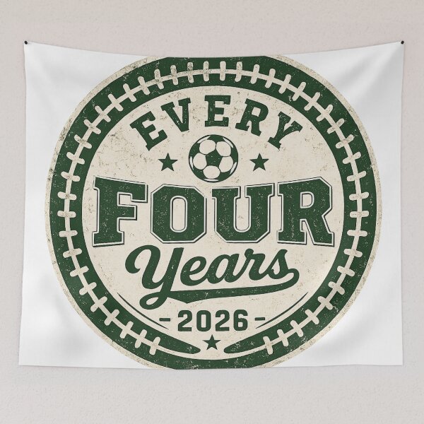 Item preview, Every Four Years 2026 Soccer Vintage Badge – Football World Championship Celebration | Soccer Fan Gift designed and sold by irfanshikh.
