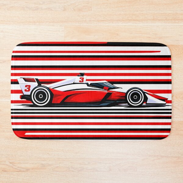 Item preview, Scott McLaughlin No. 3 Red & White IndyCar Side Profile designed and sold by PitWallArt.