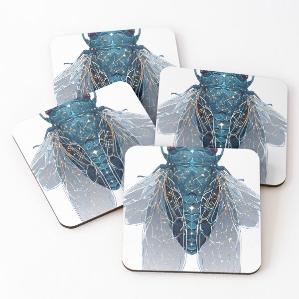 Item preview, Crystal Star Cicada designed and sold by IllumeInk.