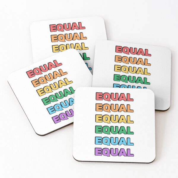 Item preview, Rainbow Equal - gay rights - marriage equality designed and sold by Inspirationmotivation.
