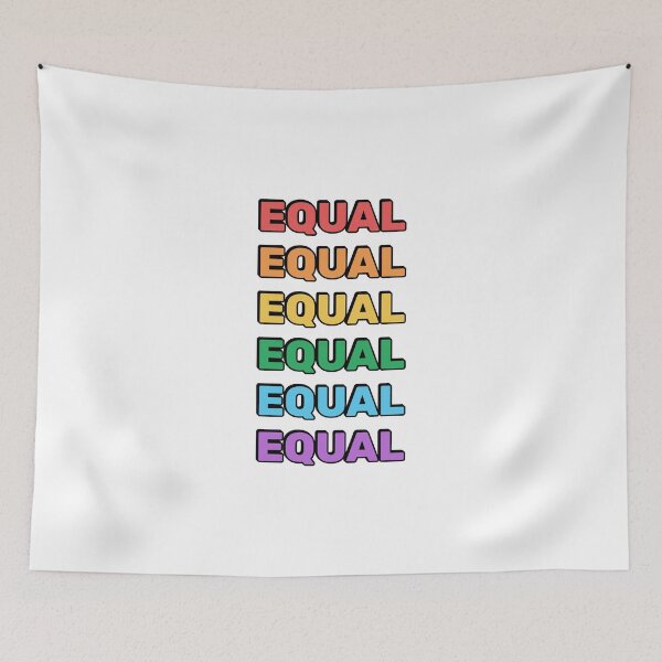 Item preview, Rainbow Equal - gay rights - marriage equality designed and sold by Inspirationmotivation.
