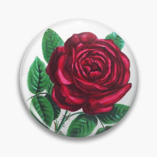 Item preview, Allow Yourself Joy Vintage Rose Sticker | Inspirational Floral Aesthetic Design designed and sold by PixelVibe Art.