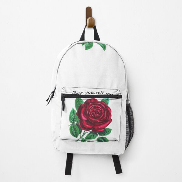 Item preview, Allow Yourself Joy Vintage Rose Sticker | Inspirational Floral Aesthetic Design designed and sold by PixelVibe Art.