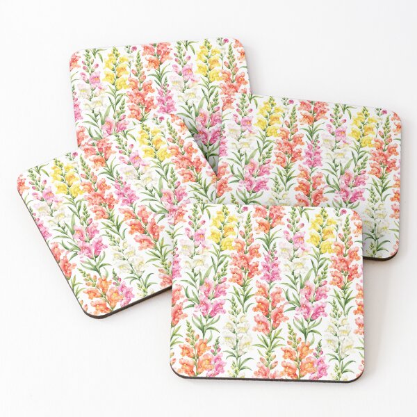 Item preview, Snapdragon Garden Watercolor Colorful Seamless Pattern designed and sold by Inkworksbyshery.