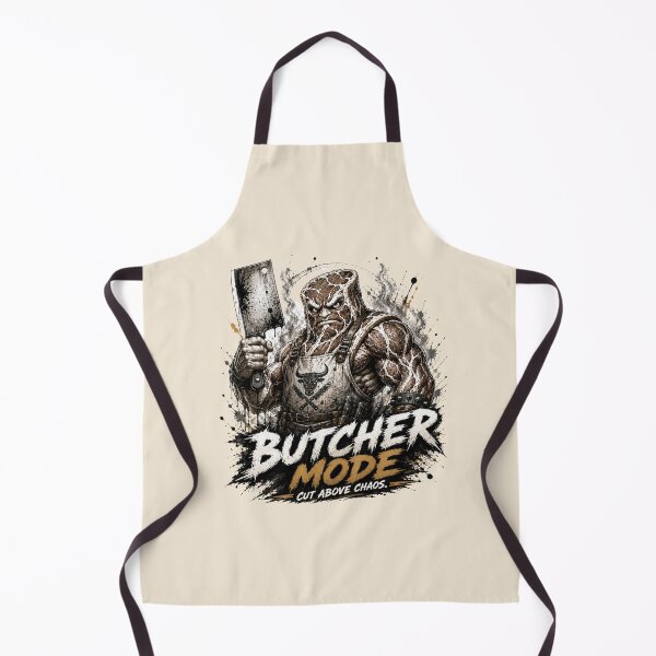 Item preview, Butcher Mode - Cut Above Chaos Funny Meat Design designed and sold by BlackSector77.