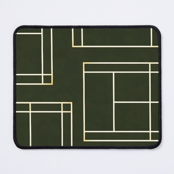 Item preview, Minimalist Tennis Court Lines Abstract Pattern designed and sold by BeataPrint.