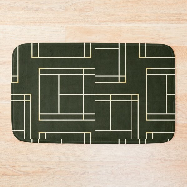 Item preview, Minimalist Tennis Court Lines Abstract Pattern designed and sold by BeataPrint.