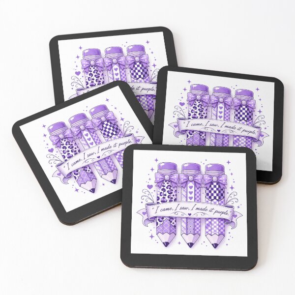 Item preview, Drawing Implements Lavender Hue Scroll Saying designed and sold by Tsugraf Designs.