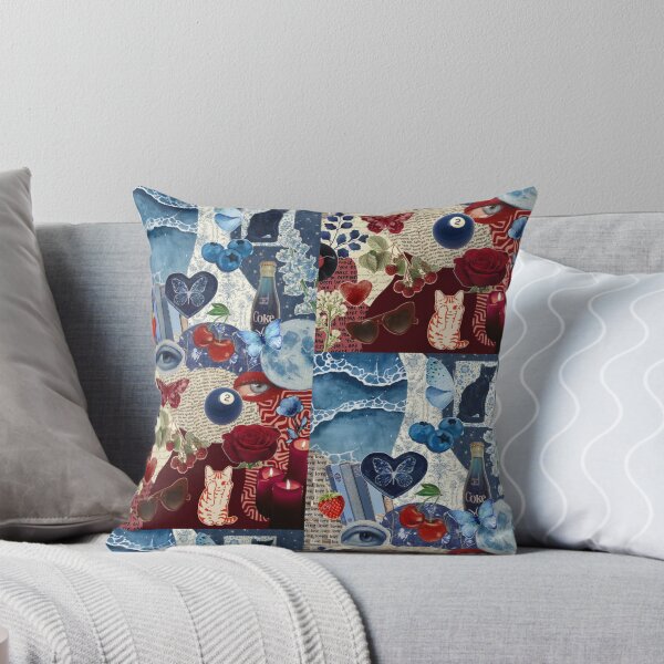 Item preview, Blue and Red Collage designed and sold by Collage Gallery.