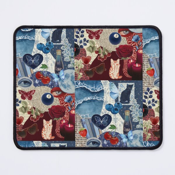 Item preview, Blue and Red Collage designed and sold by Collage Gallery.