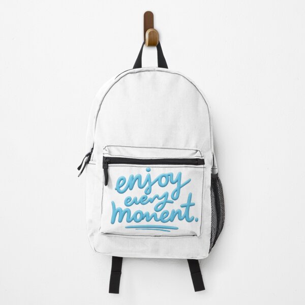 Item preview, Enjoy Every Moment Inspirational Quote | Positive Mindset Typography Design designed and sold by PixelVibe Art.