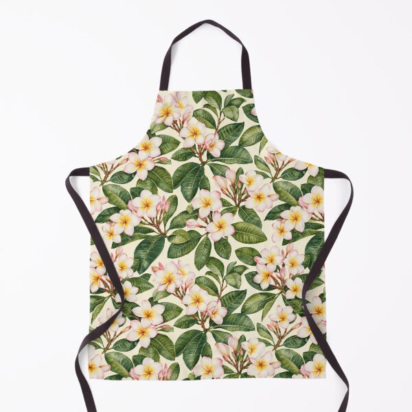 Item preview, Frangipani Plumeria Watercolor Tropical Seamless Pattern designed and sold by Inkworksbyshery.