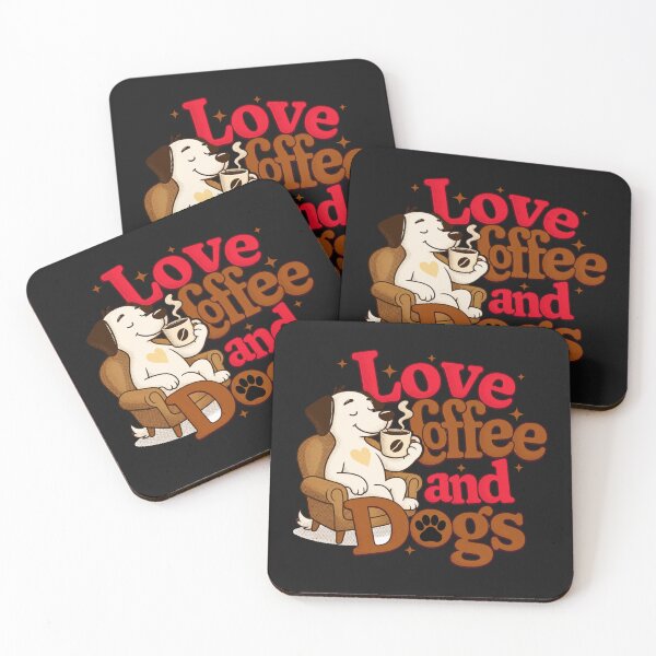 Item preview, Coffee & Dogs Fan Canine Pet Owner Paw Print designed and sold by Tsugraf Designs.