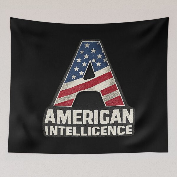 Item preview, AI Artificial American Intelligence Patriotic Fourth Of July designed and sold by OlakunleOloroz.