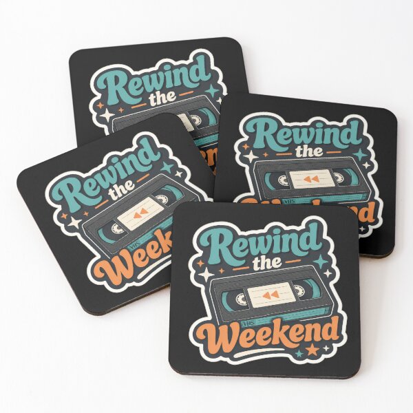 Item preview, Rewind The Weekend Retro VHS designed and sold by Sketchlegacy.