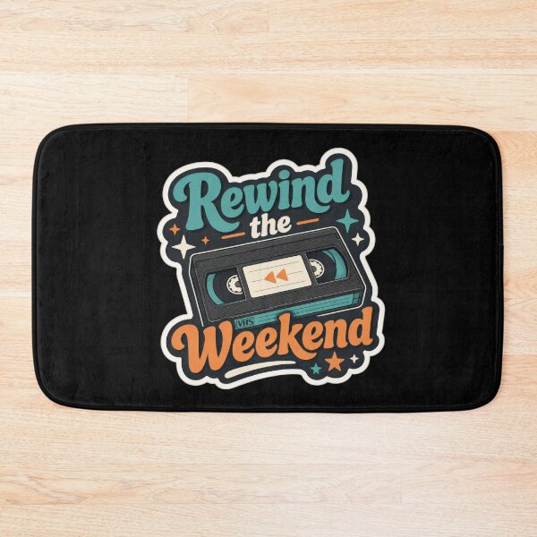 Item preview, Rewind The Weekend Retro VHS designed and sold by Sketchlegacy.
