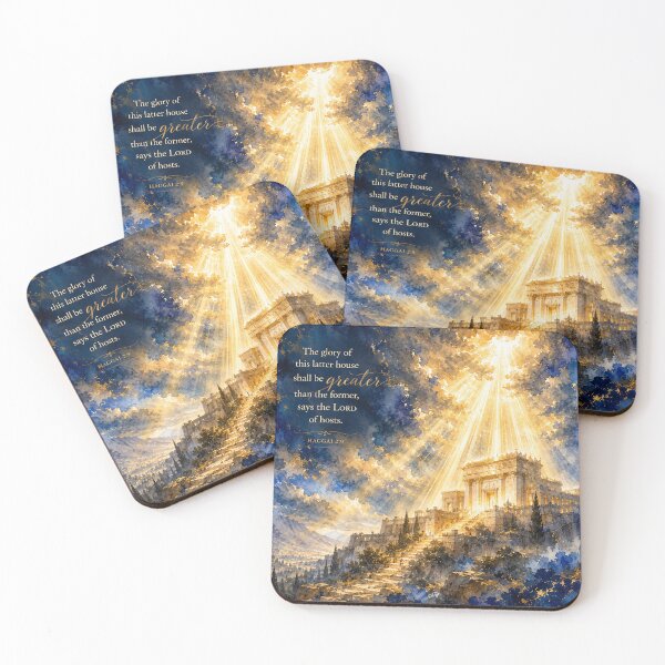 Item preview, The Glory of This Latter House - Haggai 2:9 Christian Art designed and sold by mizuNgrace.