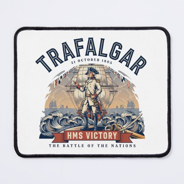 Item preview, Trafalgar 1805 HMS Victory – Lord Nelson Naval Battle Vintage Maritime Design designed and sold by ArcticFoxStudio.