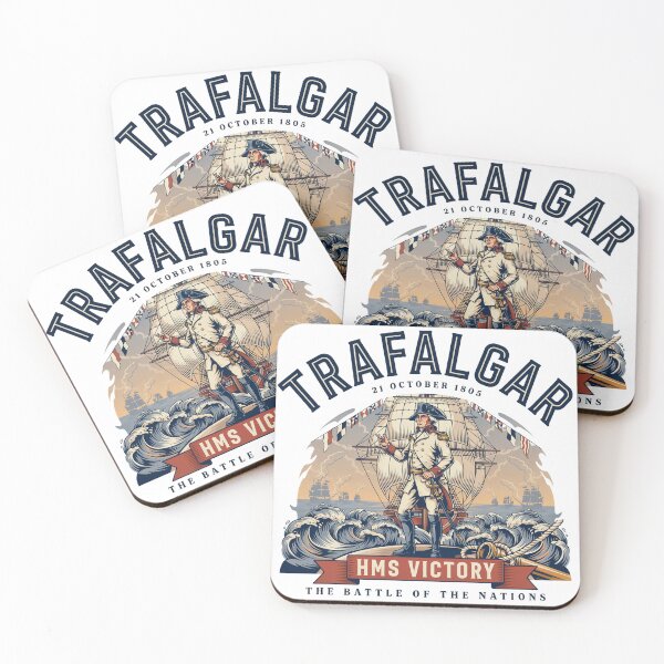 Item preview, Trafalgar 1805 HMS Victory – Lord Nelson Naval Battle Vintage Maritime Design designed and sold by ArcticFoxStudio.
